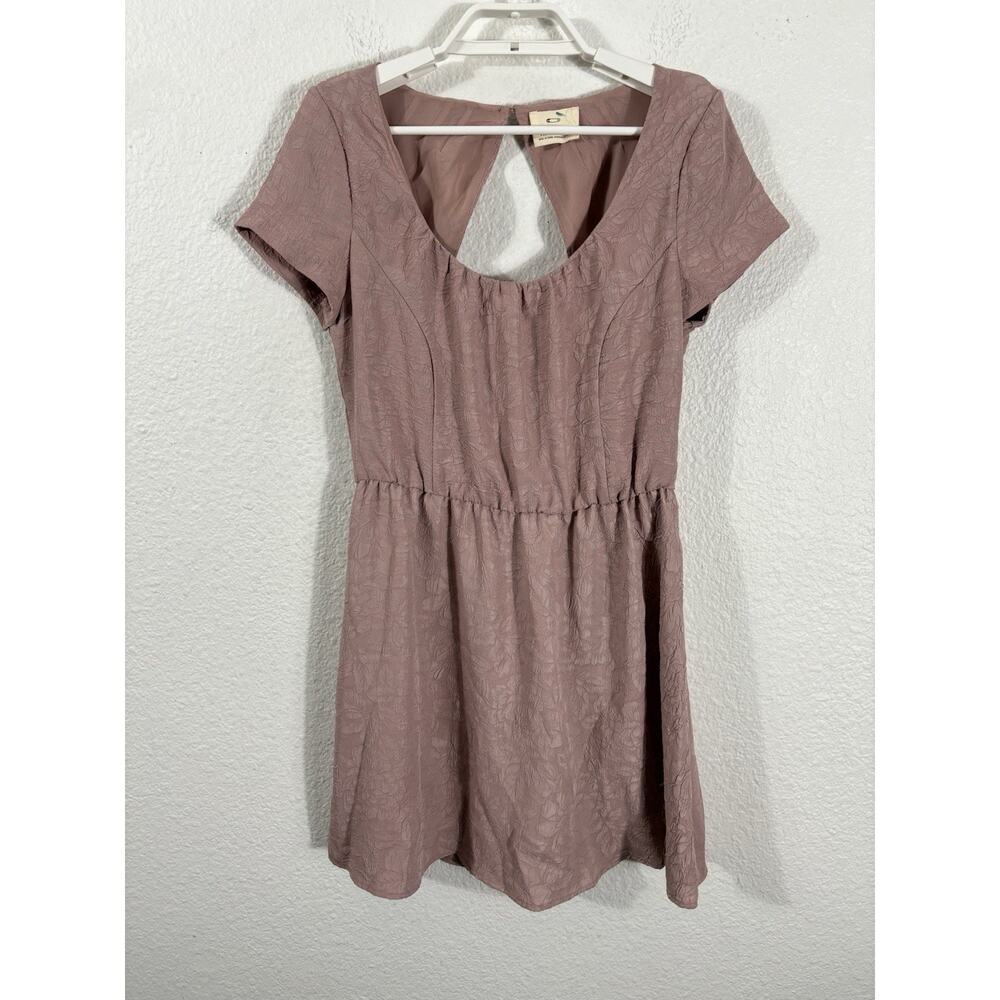 Pins and Needles Mini Dress Size‎ M Dusty Pink Floral Polyester